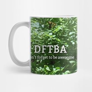 Green DFTBA With Butterfly Mug